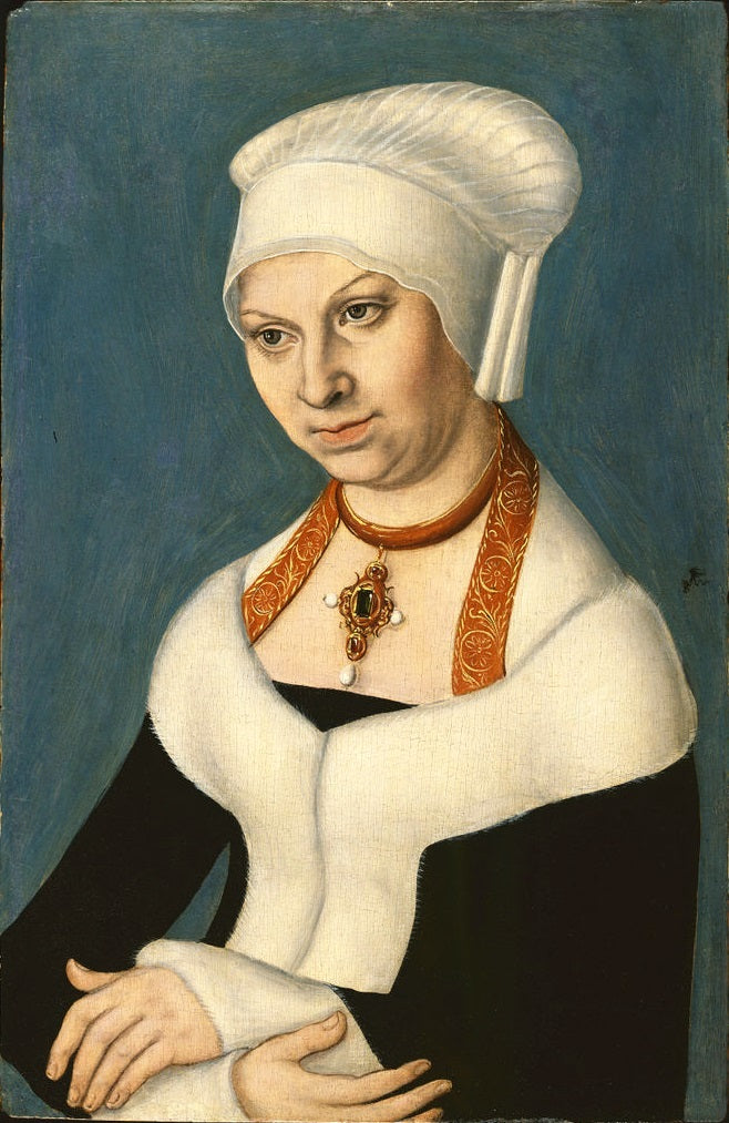 Portrait de Barbara, duchesse de Saxe (1478-1534), Gemäldegalerie Berlin - Lucas Cranach the Elder