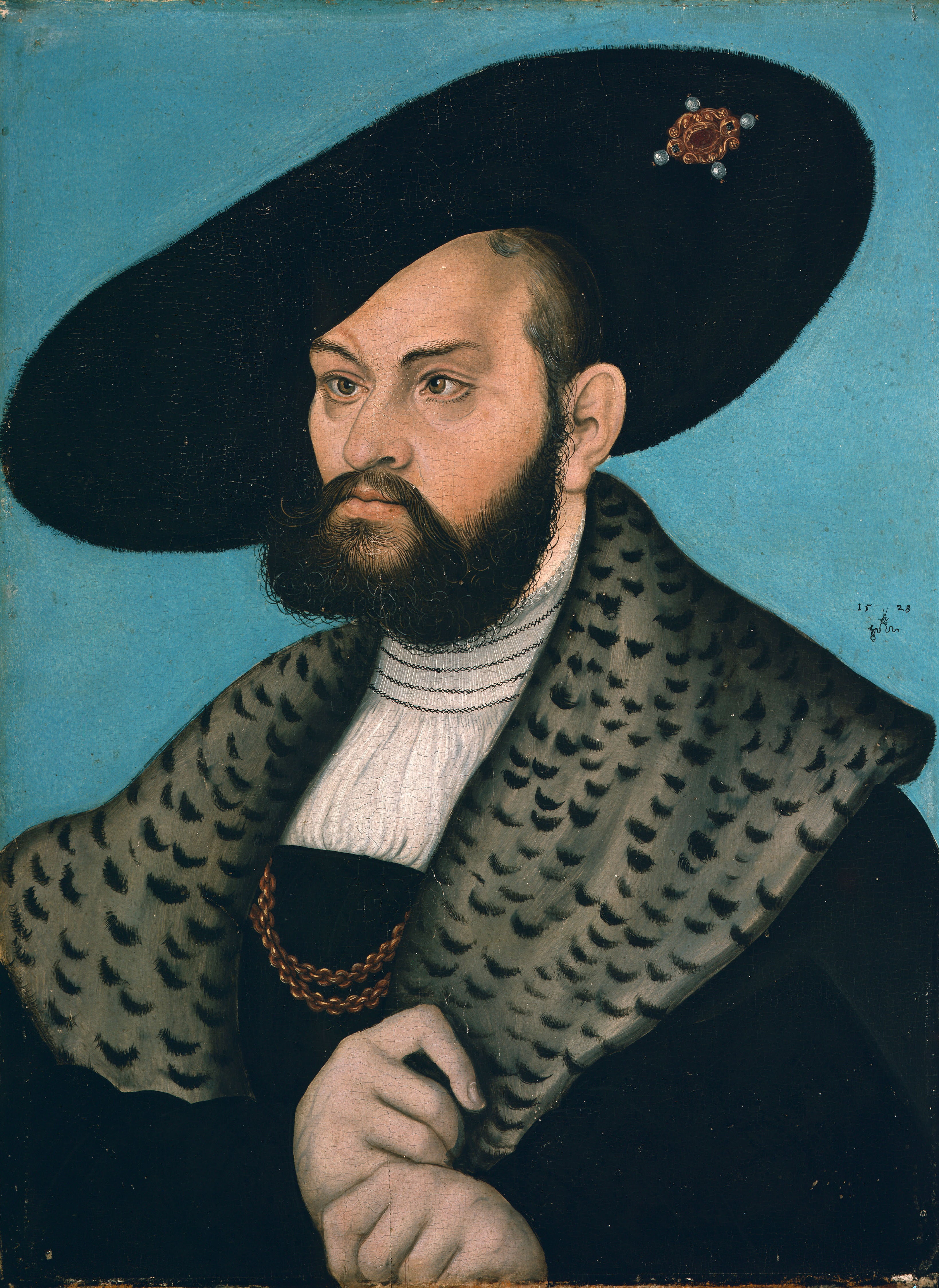 Portrait de la margrave Albert de Brandebourg-Ansbach, duc de Prusse - Lucas Cranach the Elder