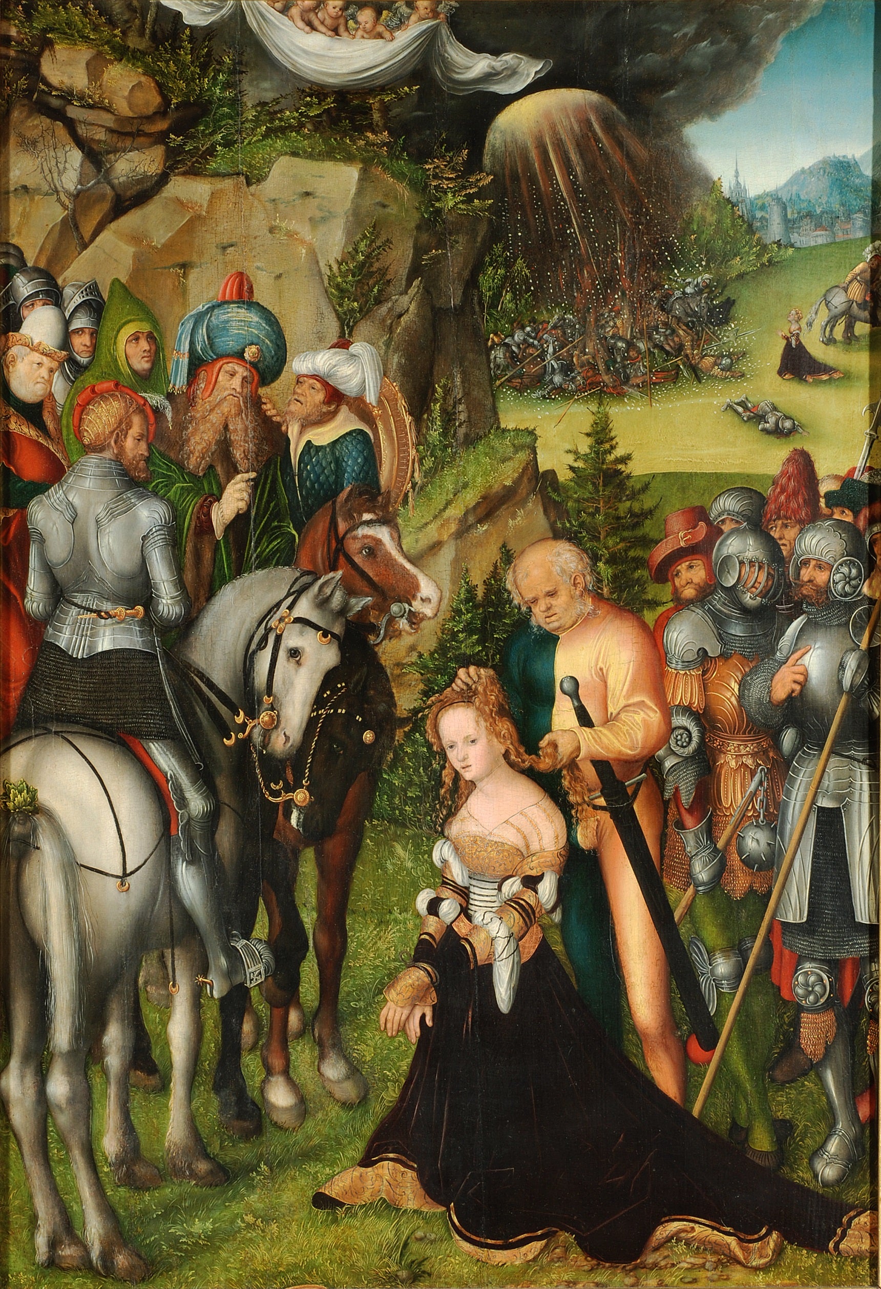 La décapitation de sainte Catherine - Lucas Cranach the Elder