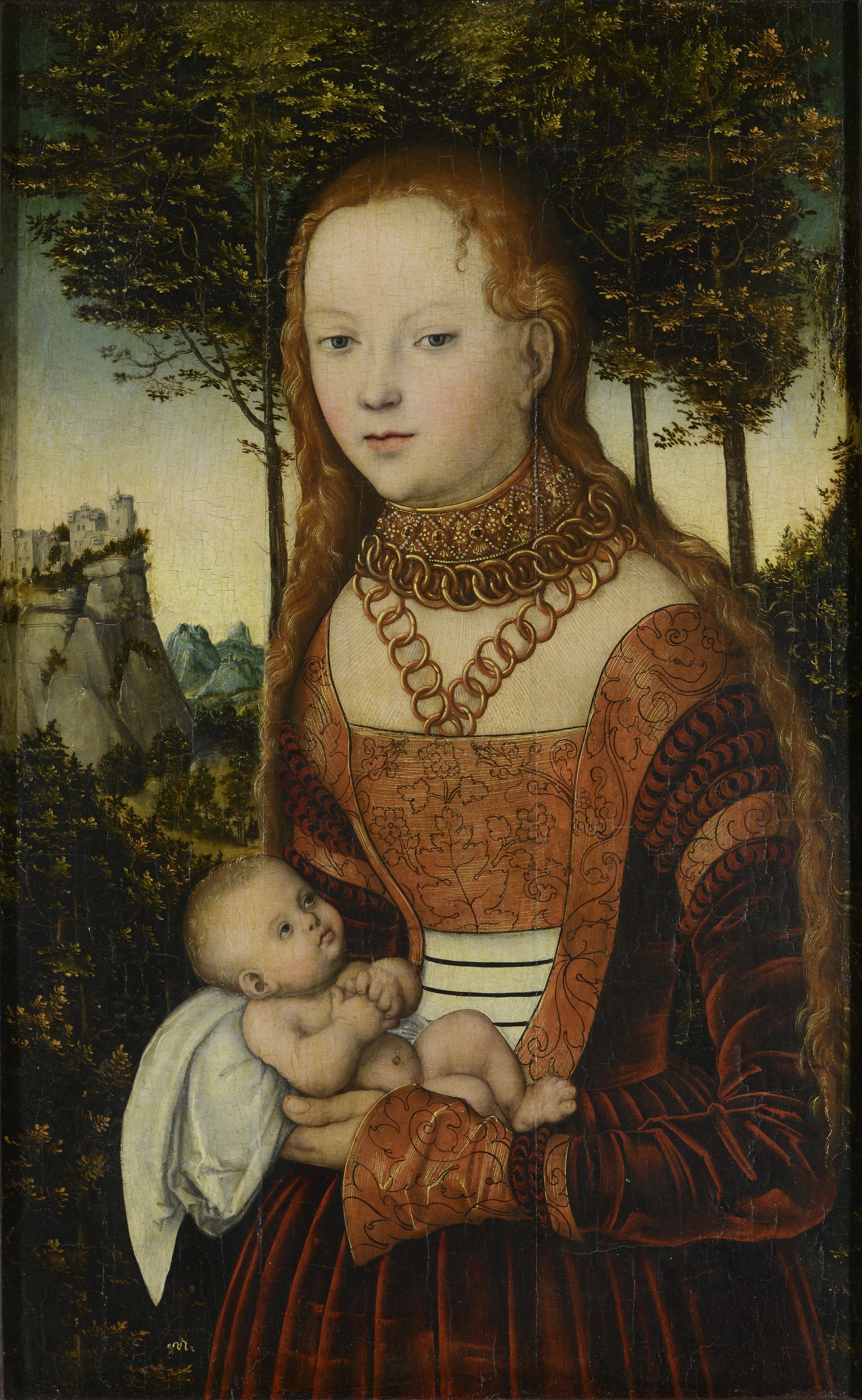 Une princesse violée par saint Chrysostome - Lucas Cranach the Elder
