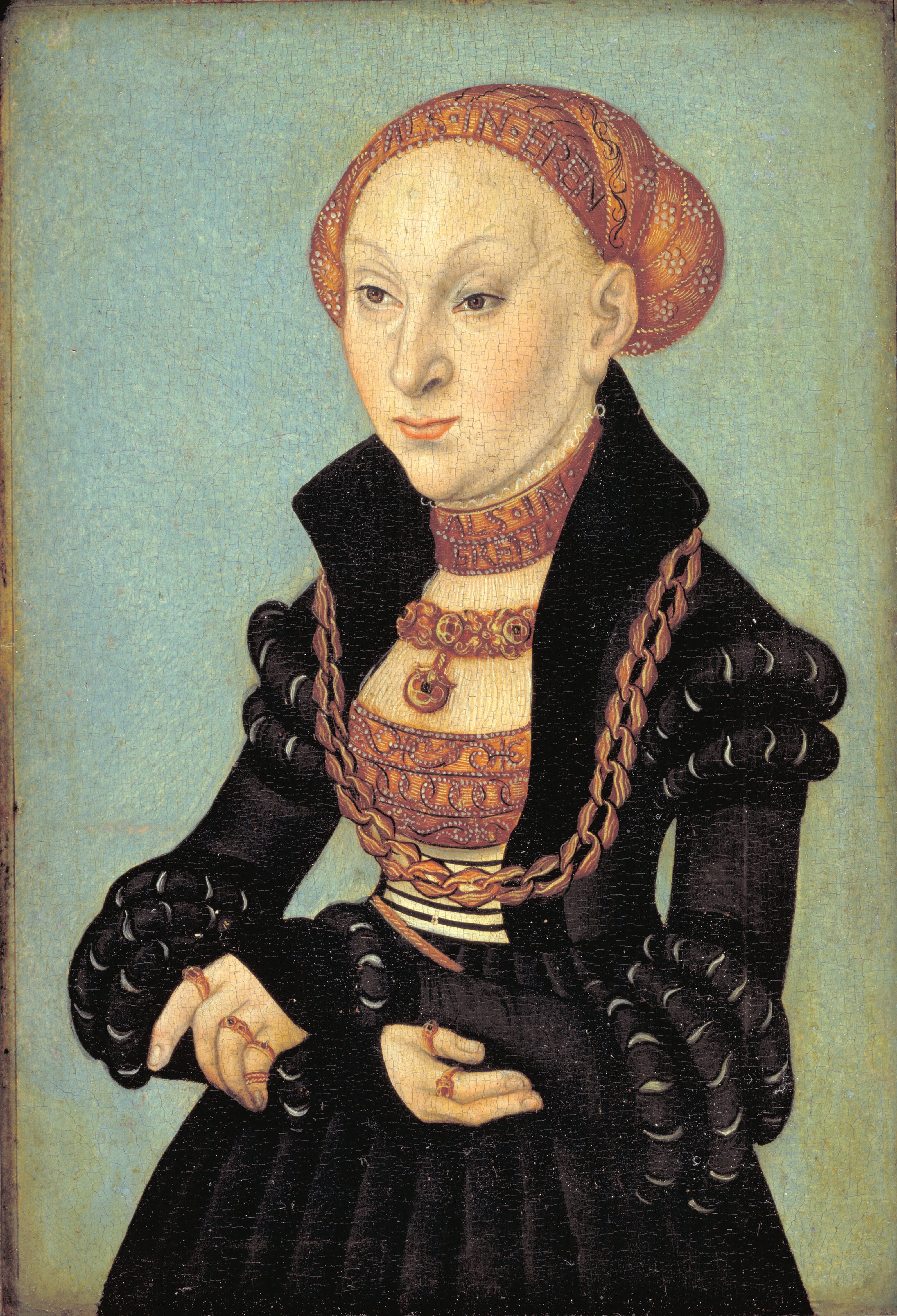 Portrait de l'électrice Sibylle de Saxe (1510-1569) - Lucas Cranach the Elder
