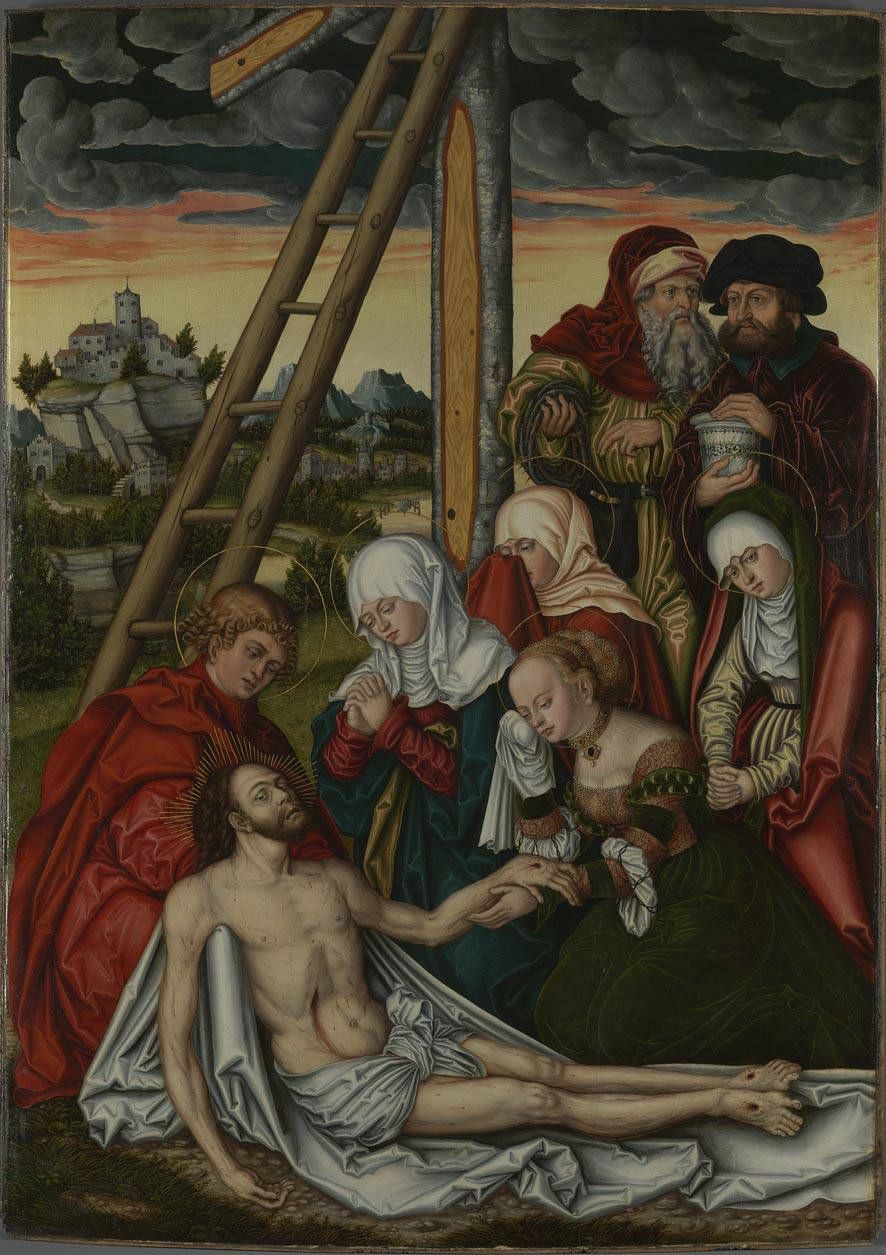 Retable de Pierre et Paul : La Déploration du Christ - Lucas Cranach the Elder