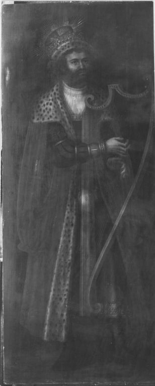 Le roi David avec une harpe - Lucas Cranach the Elder