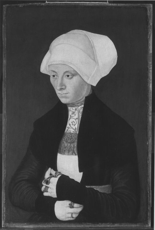 Portrait d'une dame au bonnet - Lucas Cranach the Elder