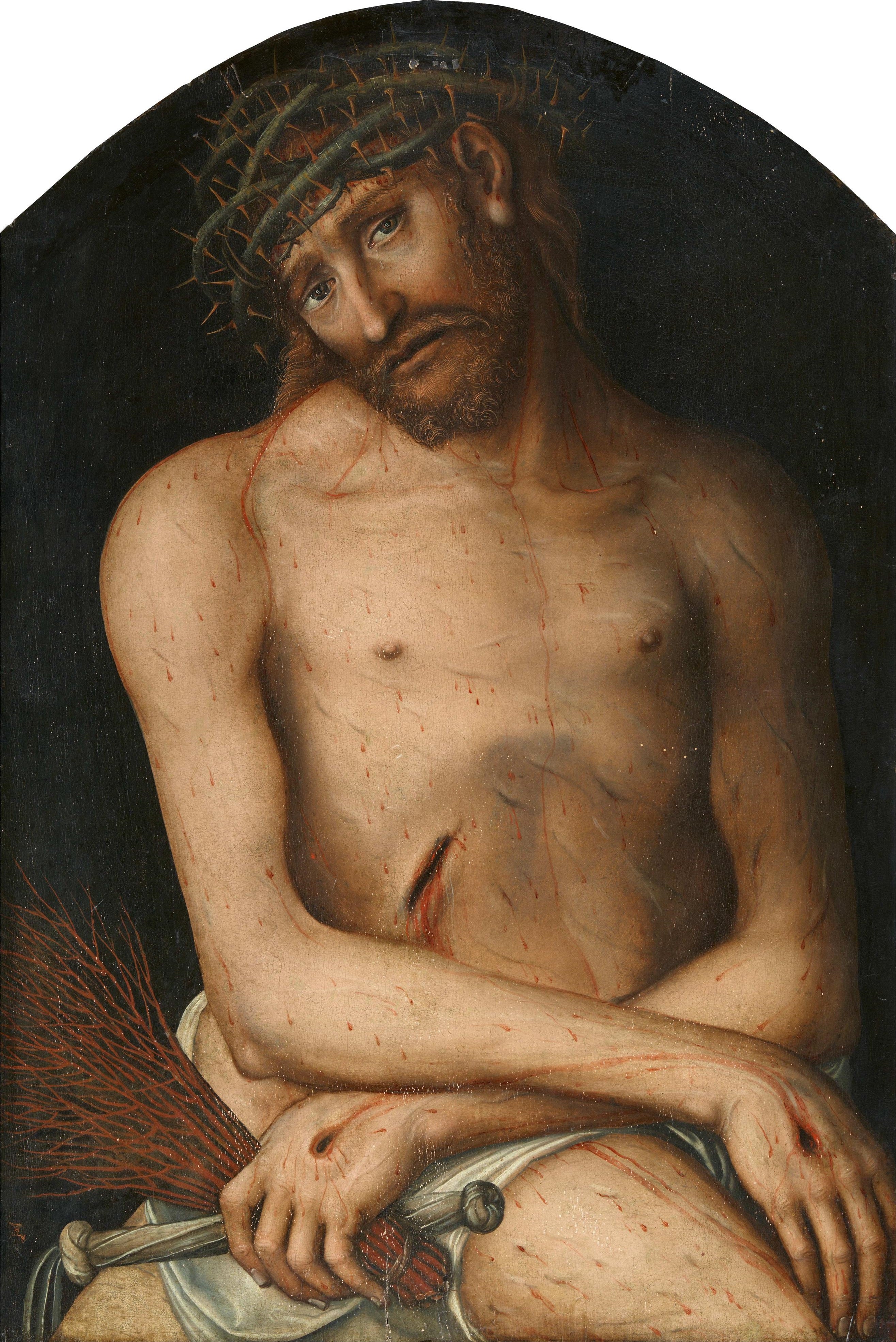 Le Christ, homme de douleur - Lucas Cranach the Elder