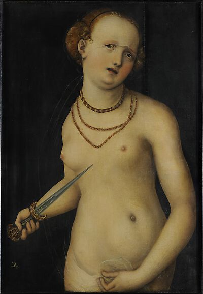 Le suicide de Lucrèce - Lucas Cranach the Elder