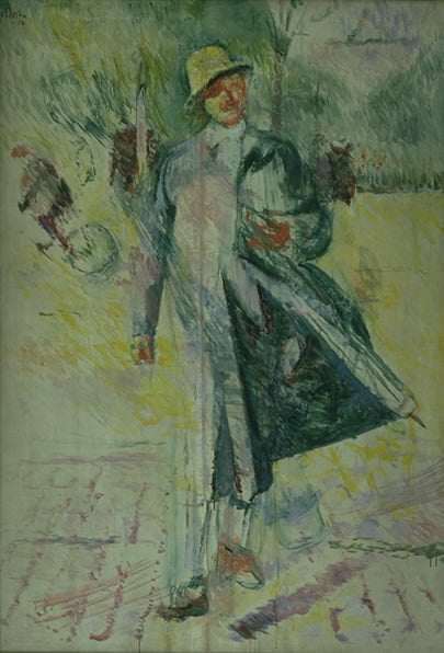 Autoportrait, Ludvig Karsten, 1920, peinture à l’huile