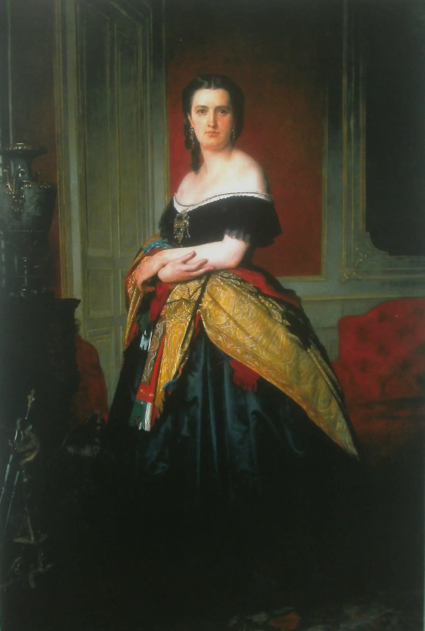 Reproduction du tableau « Portrait de Marie-Thérèse Bartholoni - Bouguereau » par Alpha Reproduction en peinture à l’huile