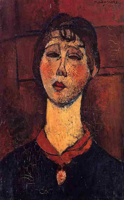 Reproduction du tableau « Portrait de Madame Dorival - Amedeo Modigliani » par Alpha Reproduction en peinture à l’huile