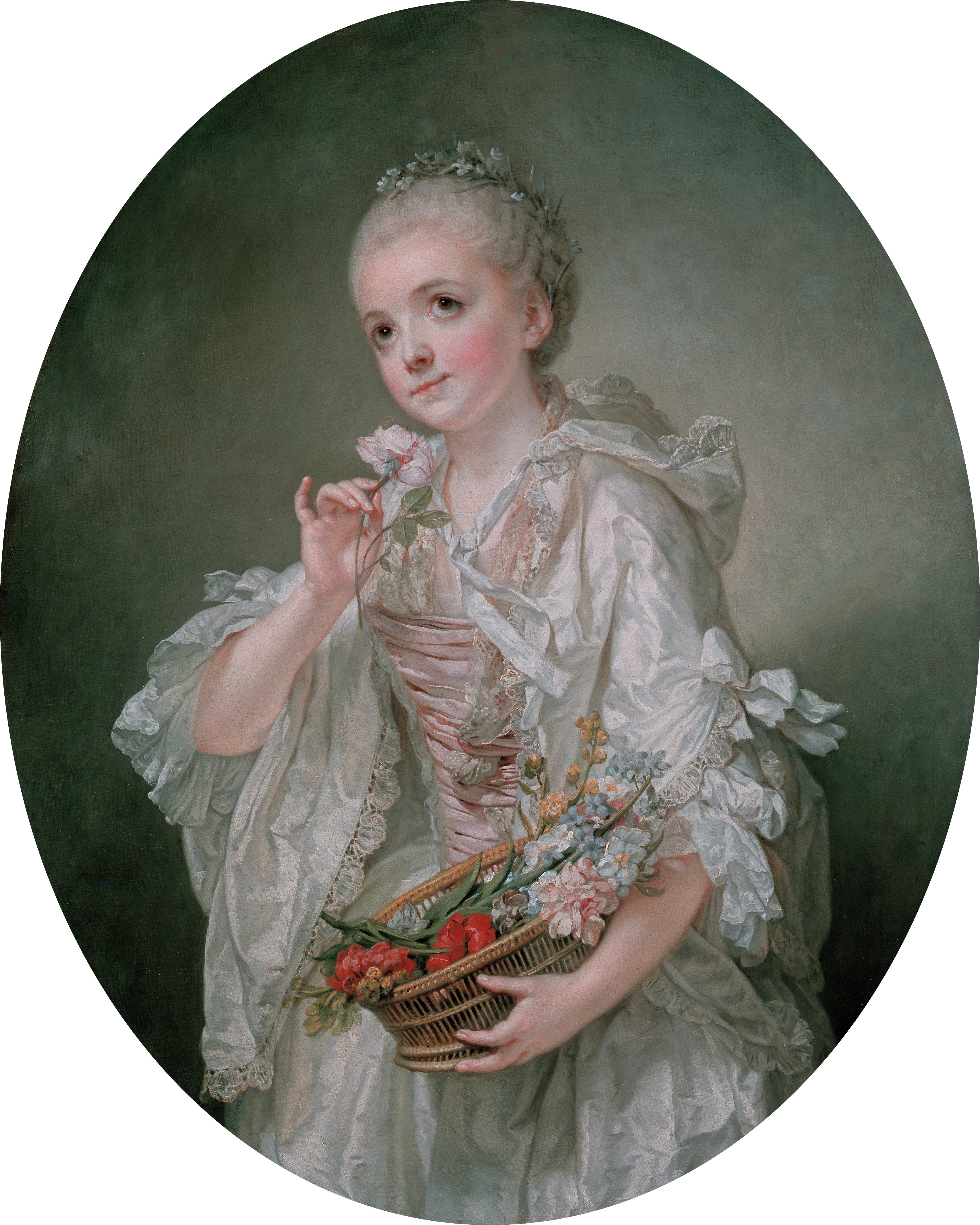 Portrait de Madeleine Barberie de Courteilles - Jean-Baptiste Greuze - Alpha Reproduction