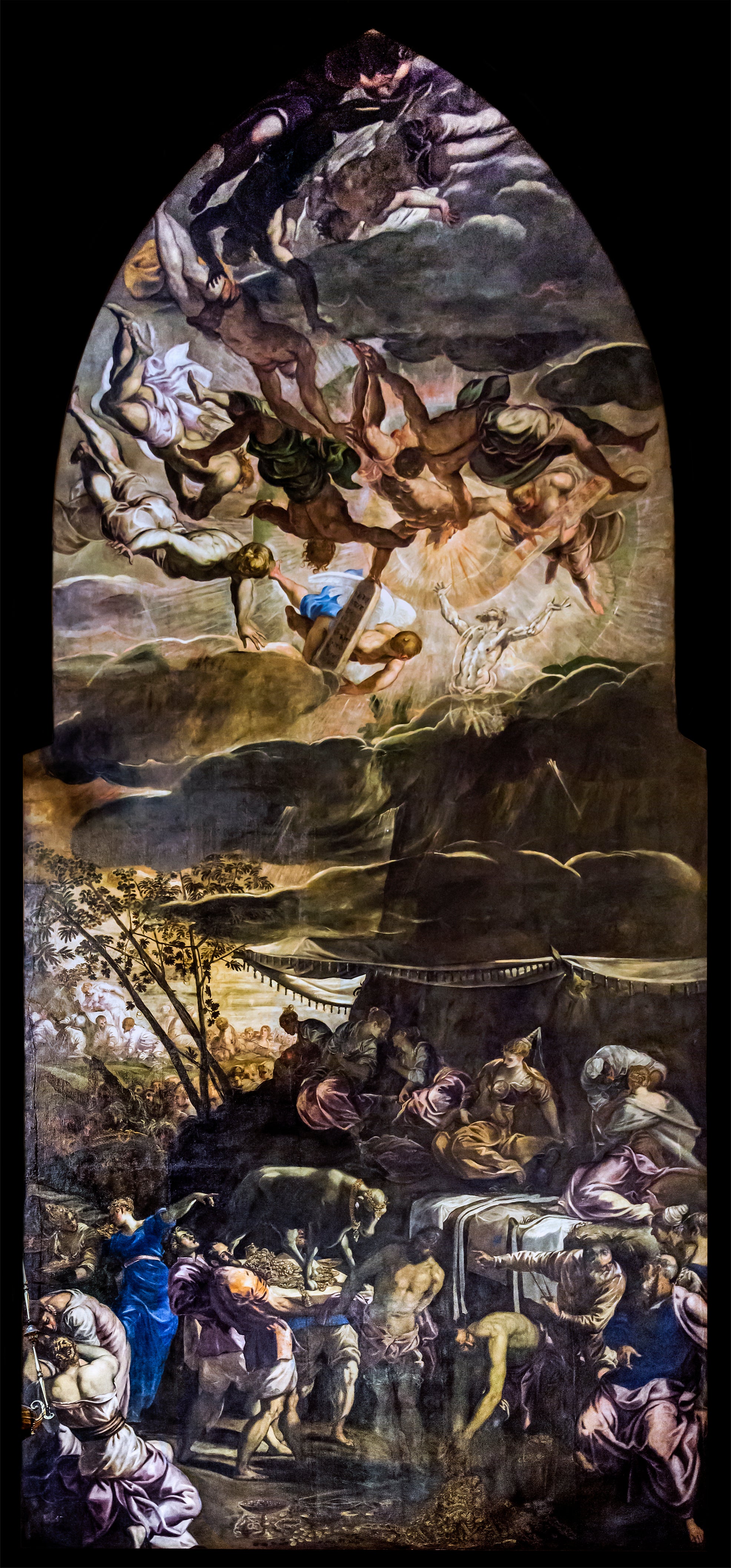 Le culte du veau d'or - Jacopo Tintoretto