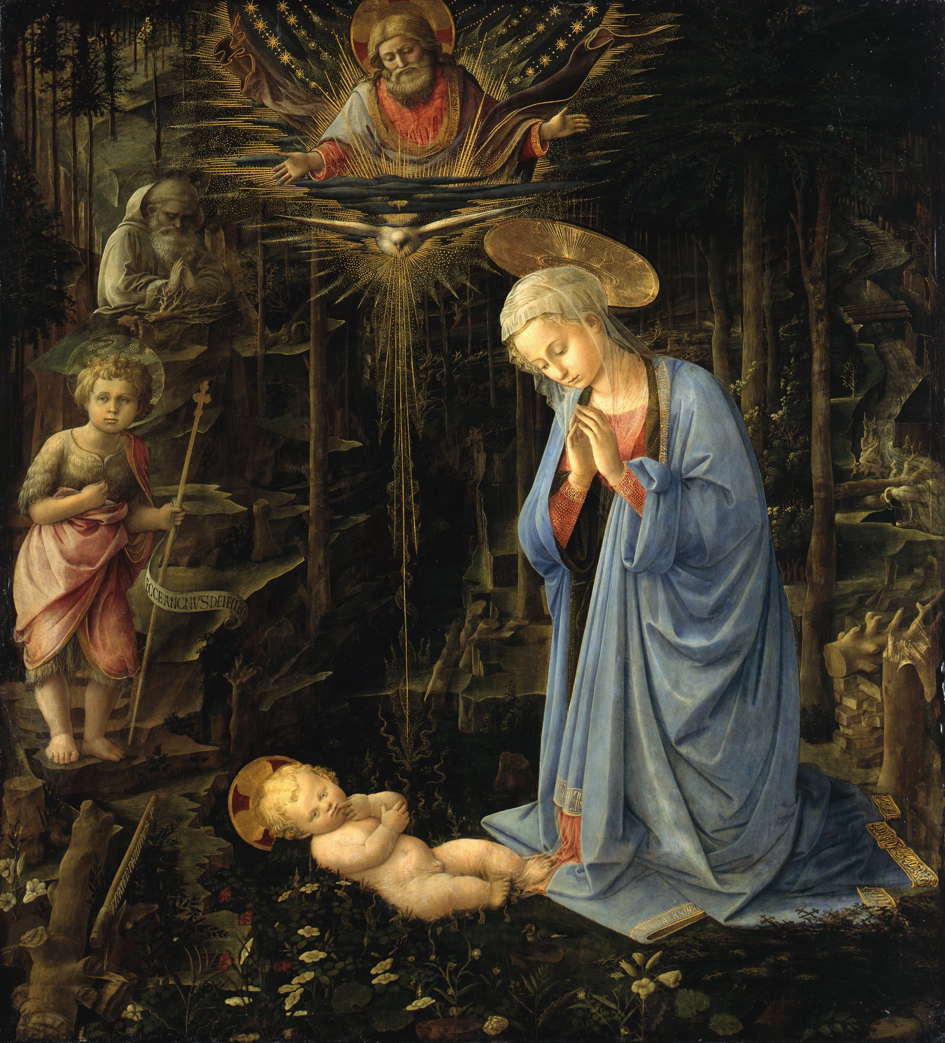 Adoration dans la forêt - Fra Filippo Lippi - Alpha Reproduction