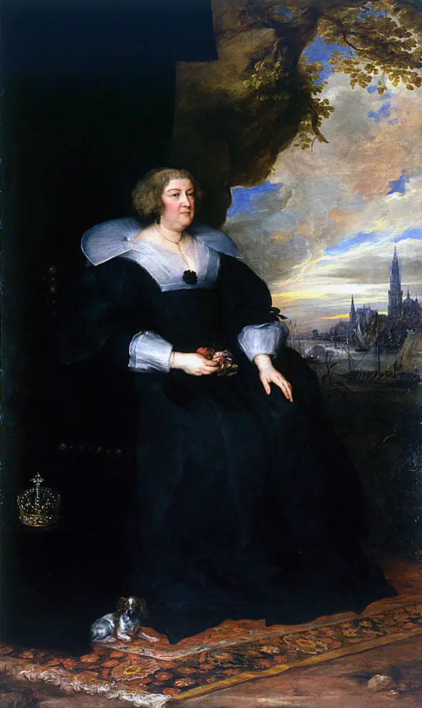 ภาพเหมือนของ Marie de Médicis - Antoine van Dyck