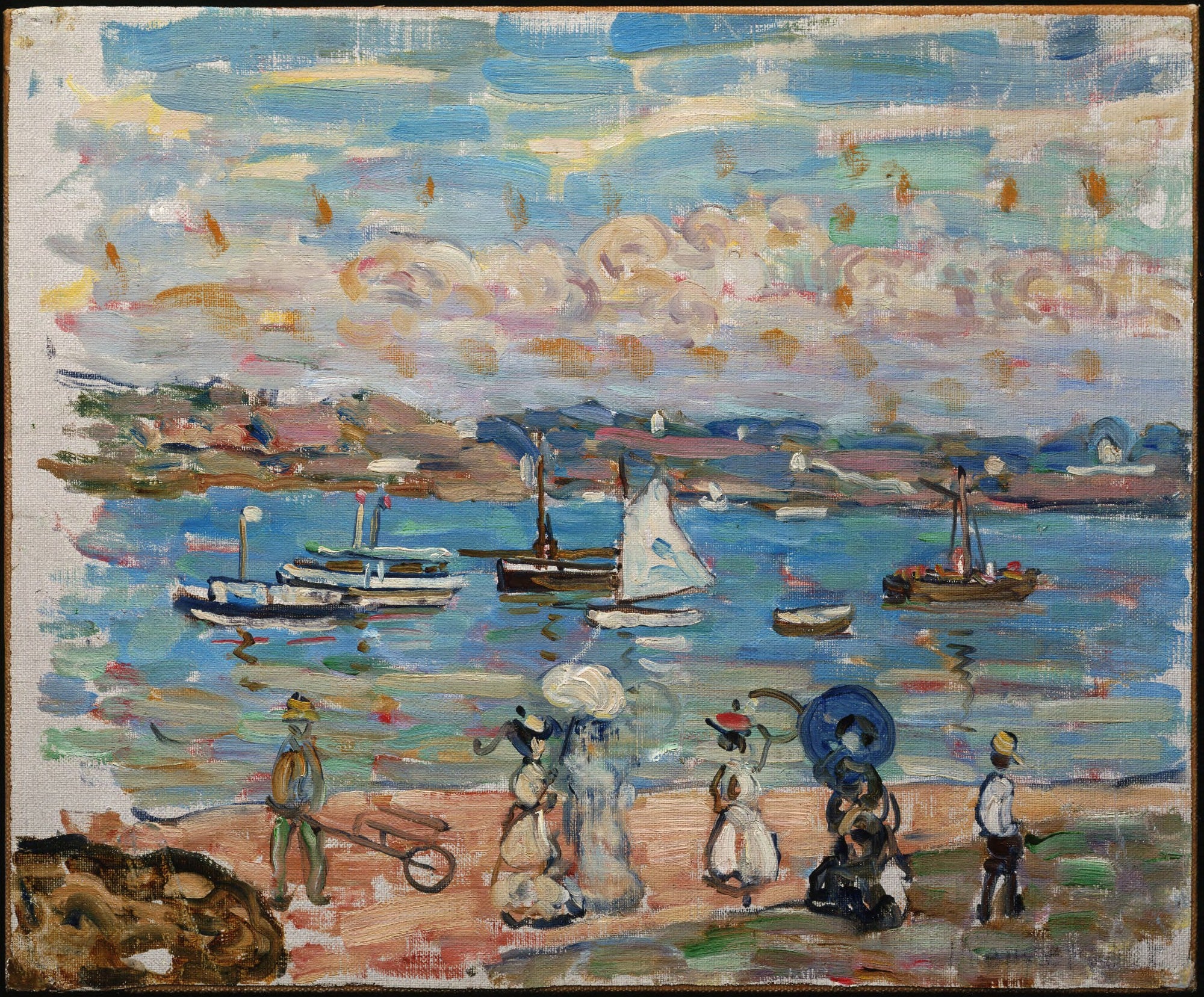 Promenade au bord de la mer - Maurice Prendergast