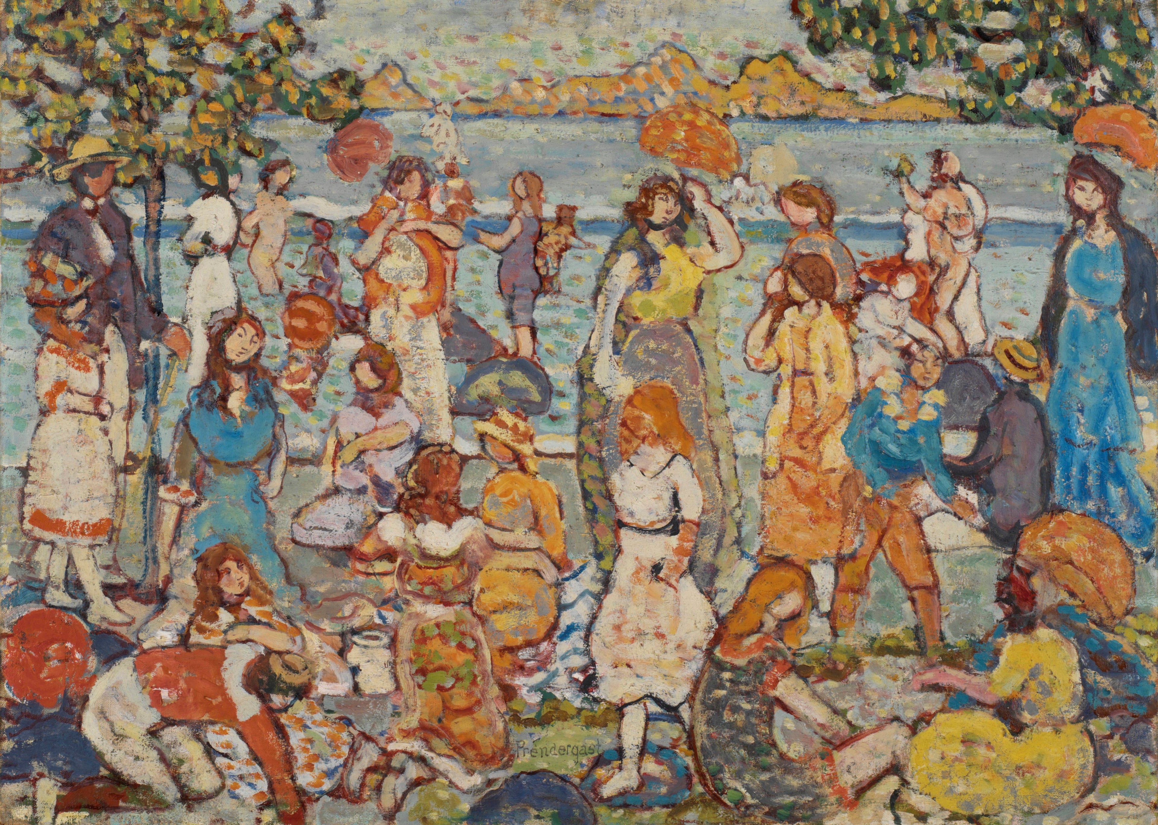 La plage - Maurice Prendergast
