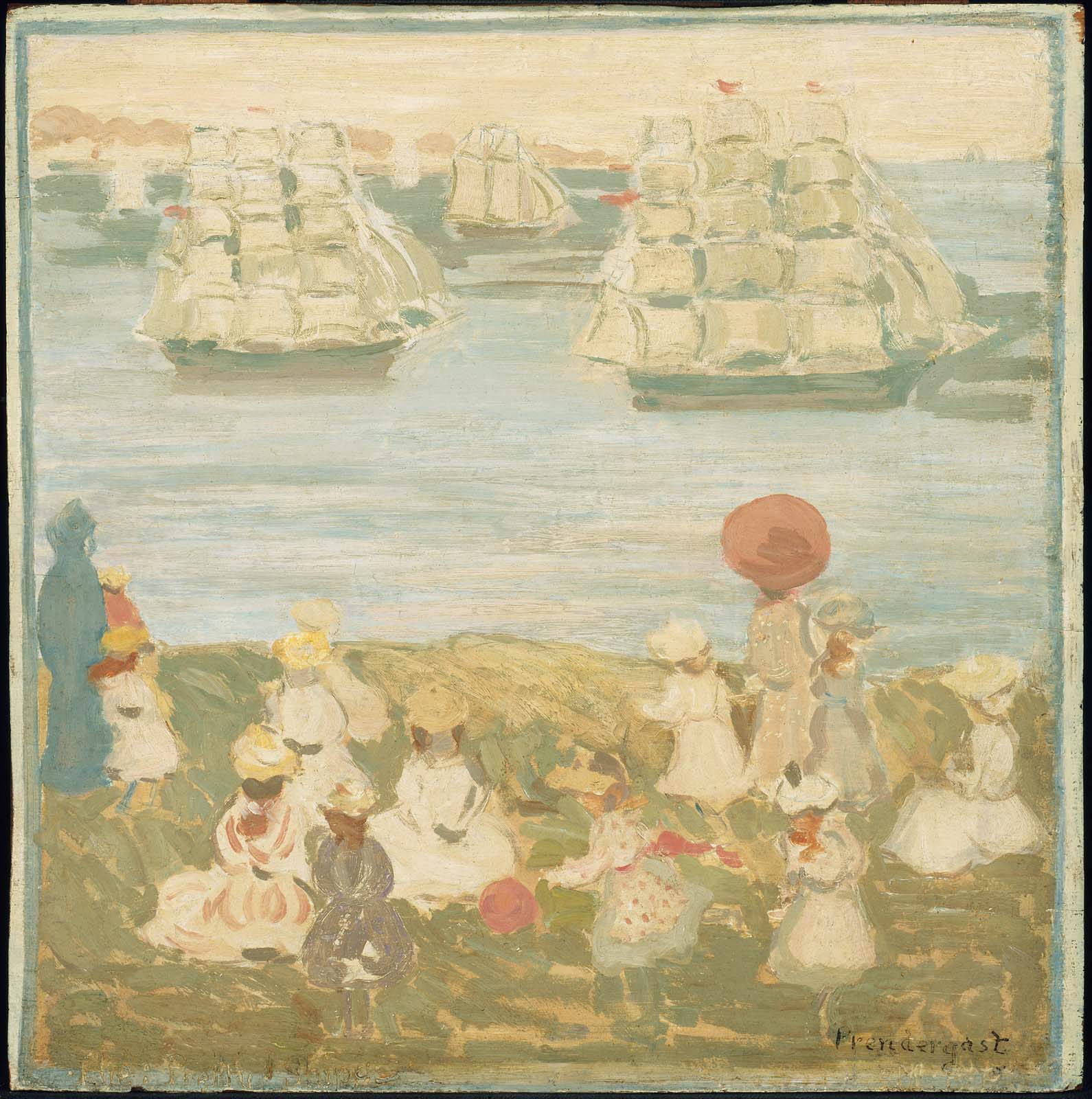 Les jolis navires - Maurice Prendergast