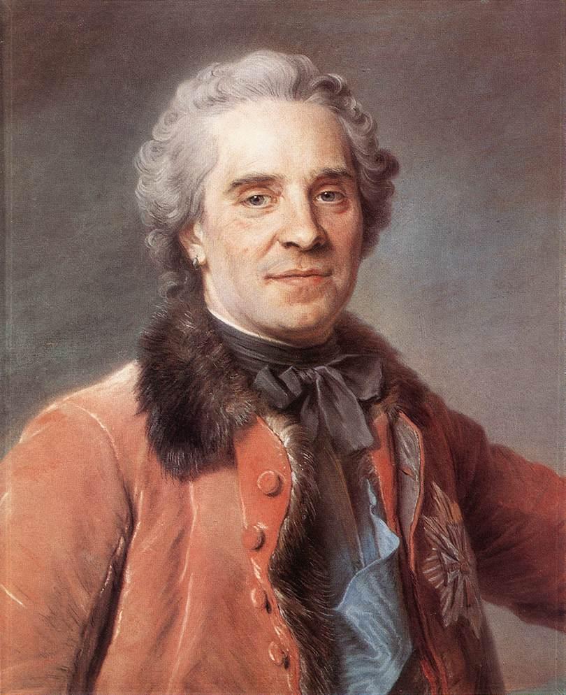 Maurice, comte de Saxe, maréchal de France - Maurice-Quentin de La Tour