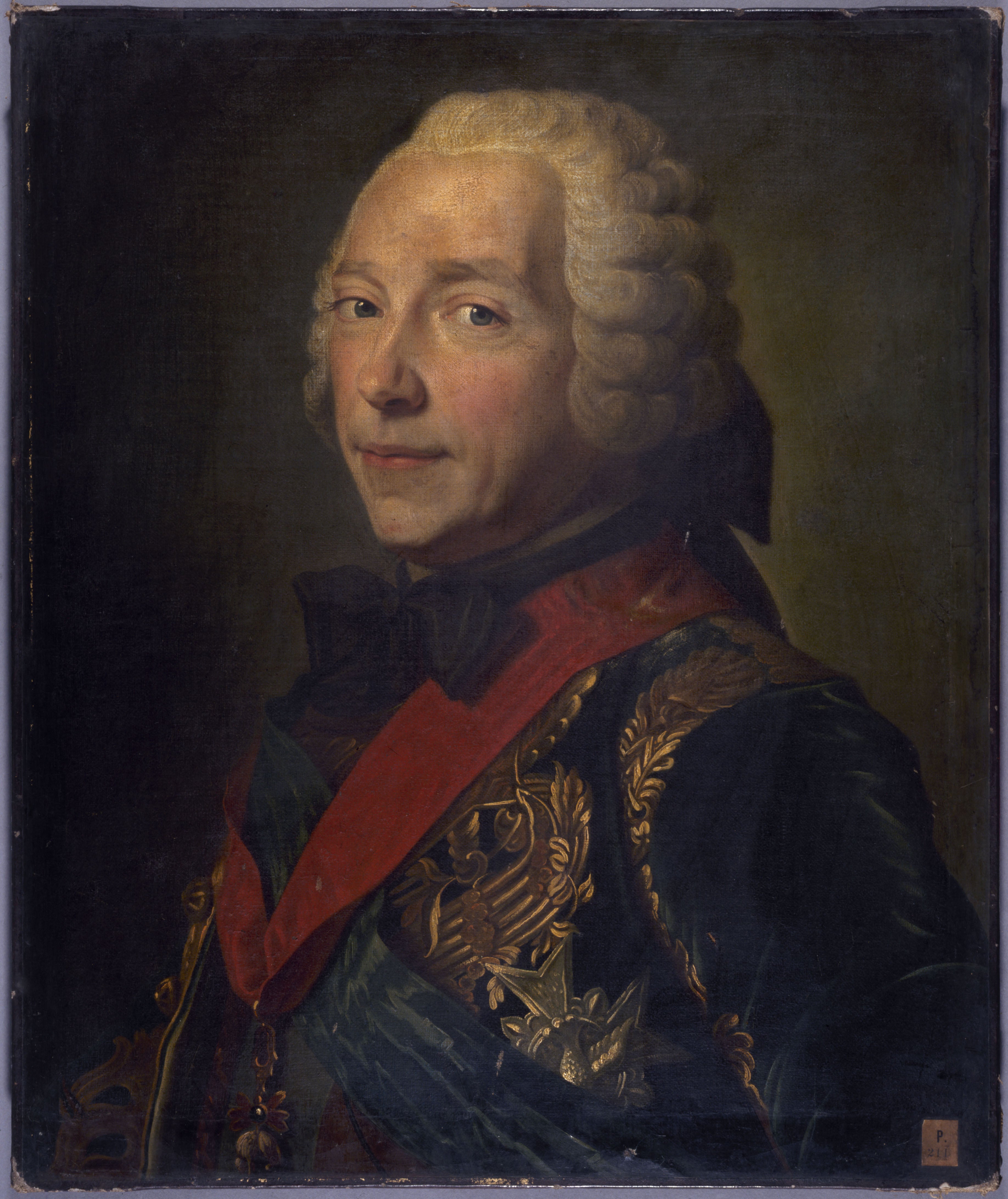 Portrait de Charles-Louis-Auguste Fouquet, duc de Belle-Isle (1684-1761), maréchal de France - Maurice-Quentin de La Tour
