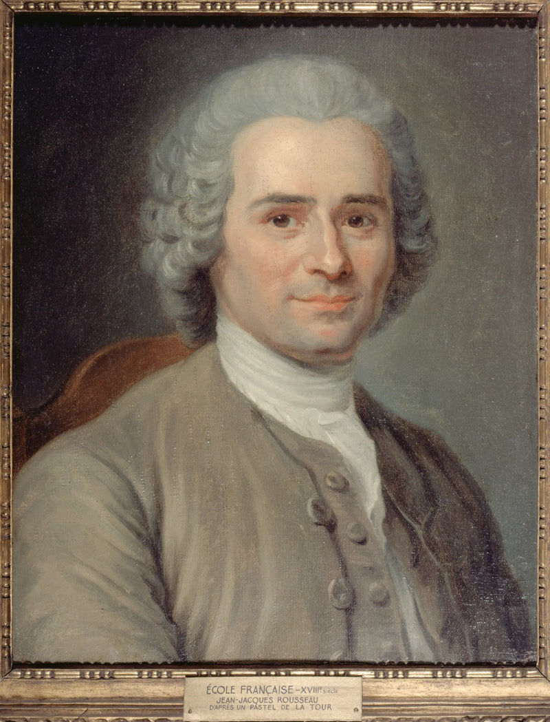 ภาพเหมือนของฌ็อง-ฌาคส์ รูโซ (1712-1778), นักเขียนและนักปรัชญา - มอริส-เควนติน เดอ ลา ทูร์