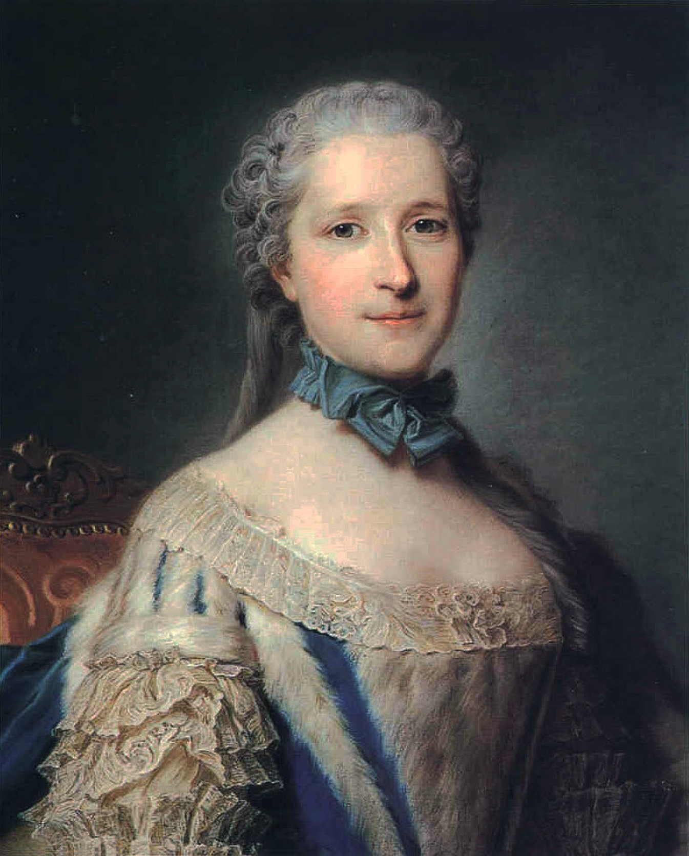 Portrait de la Maréchale de Belle-Isle - Maurice-Quentin de La Tour