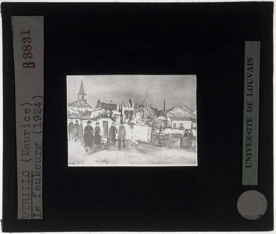 . Het gemeentehuis met vlag, GD015115 - Maurice Utrillo