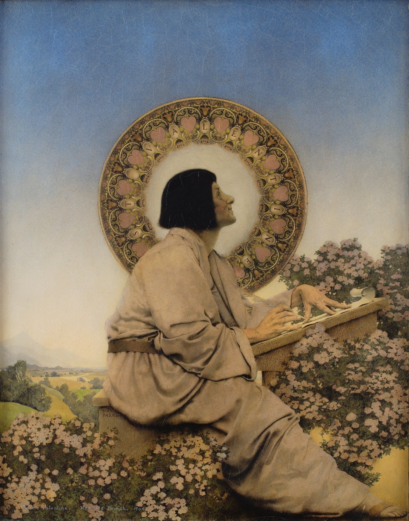 Saint Valentin - Maxfield Parrish