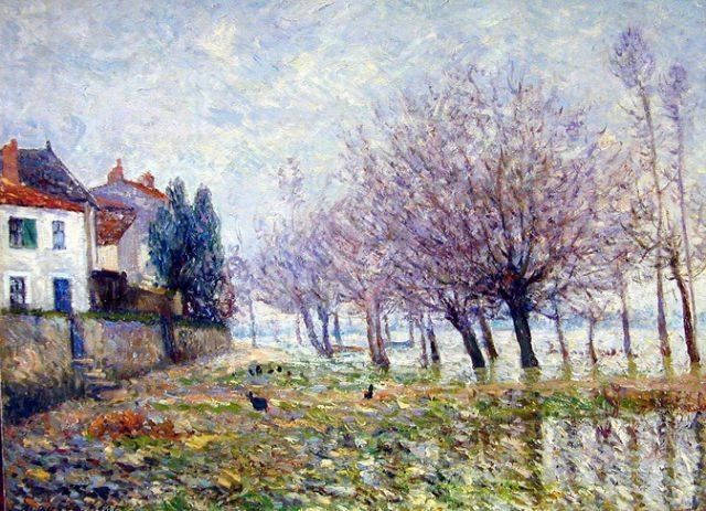 หลังจากน้ำท่วม Haute-Indre, Loire-Inférieure - Maxime Maufra