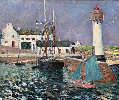 ประภาคารท่าเรือ Haliguen - Maxime Maufra
