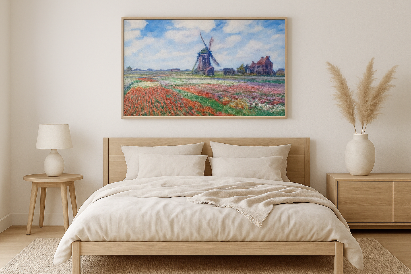 ทุ่งทิวลิปในฮอลแลนด์ – Claude Monet (1886)