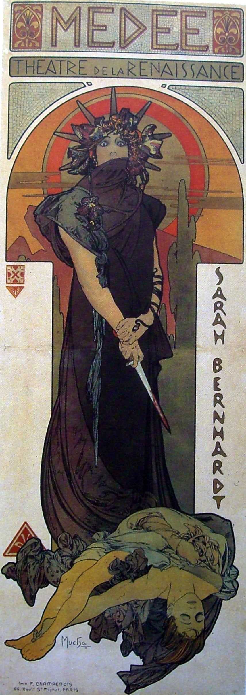 Médée — Alphonse Mucha