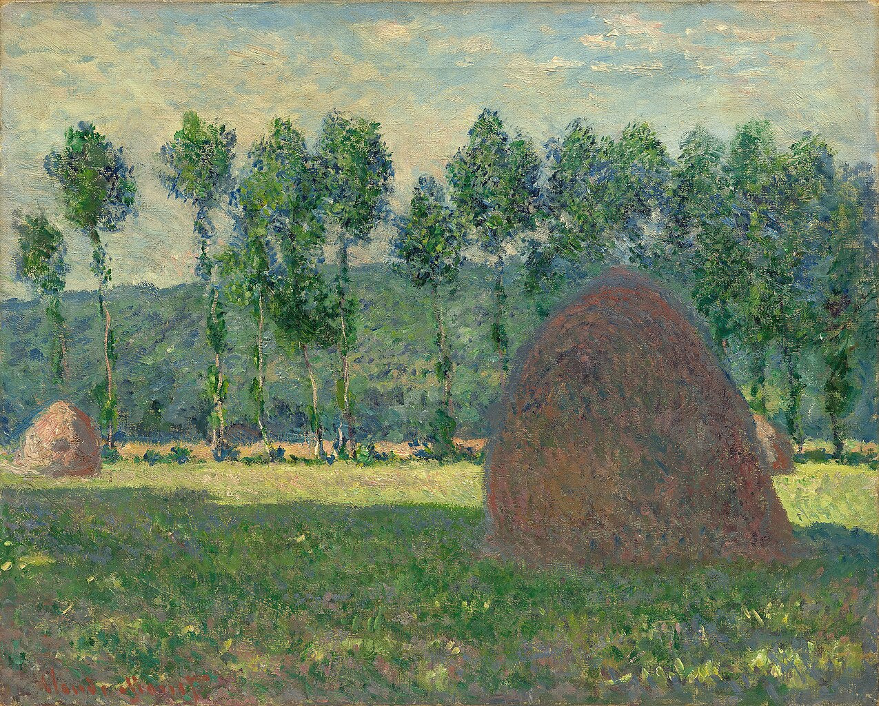 กองฟางใกล้กีแวร์นี - Claude Monet