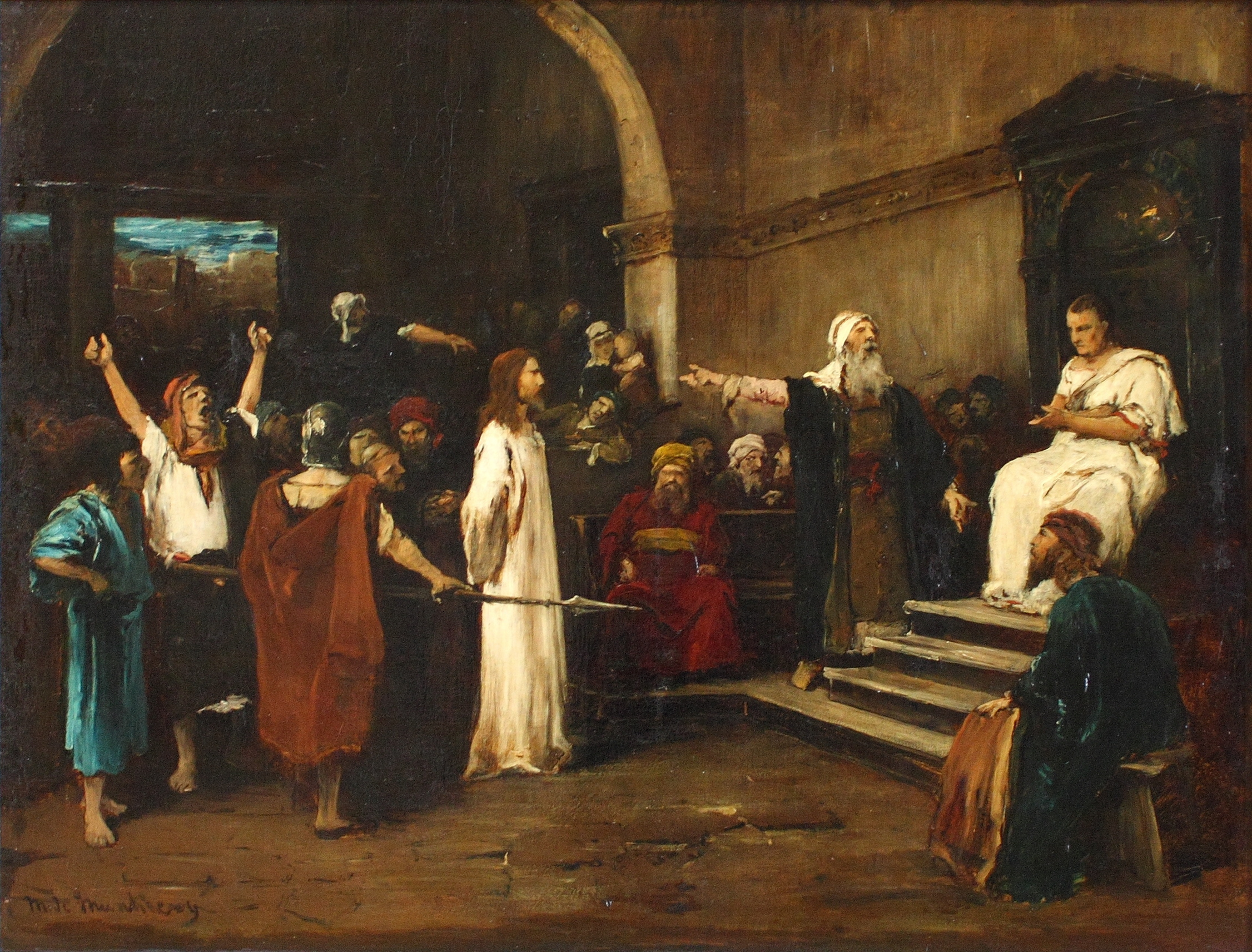 Le Christ devant Pilate - Mihály Munkácsy