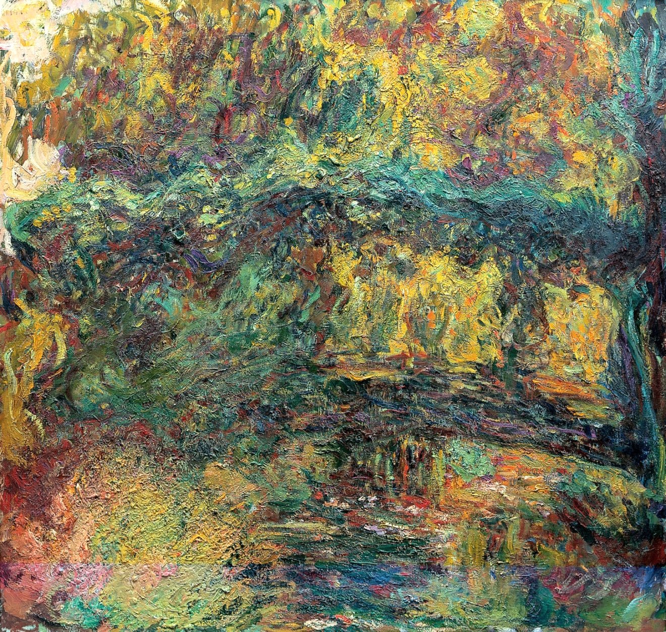 สะพานญี่ปุ่น – Claude Monet (ประมาณปี 1924)