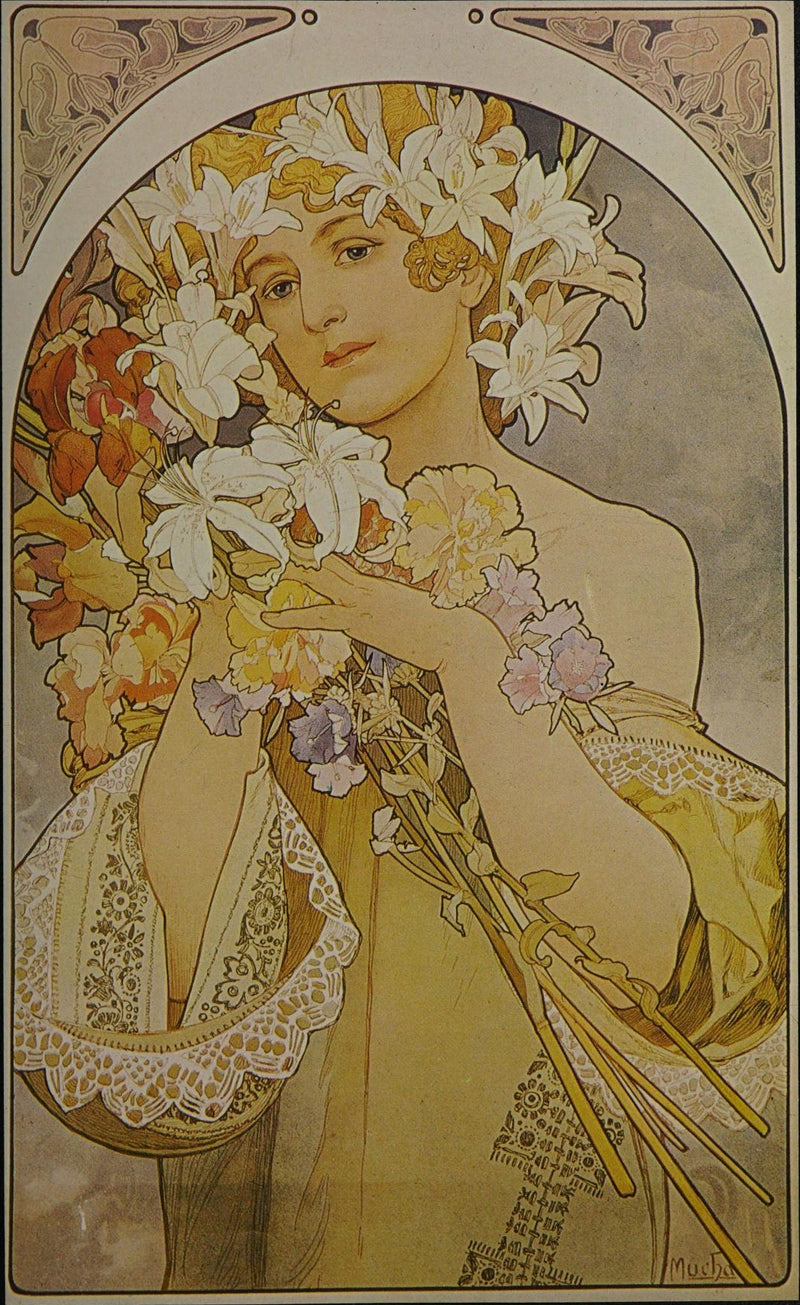 Fruit and Flower - Alfons Mucha (1897) - Alfons Mucha