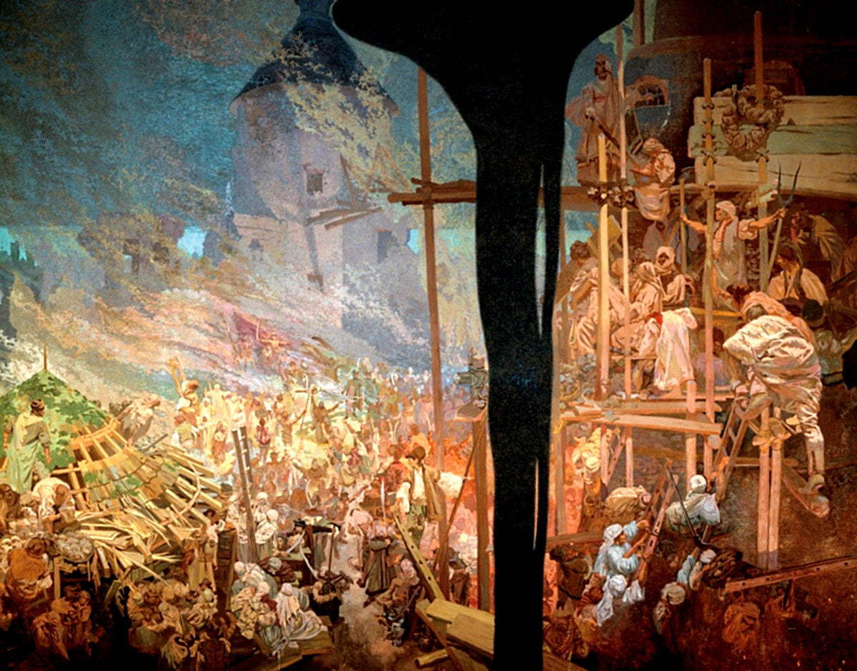 การป้องกันของ Szigetvár - Alphonse Mucha