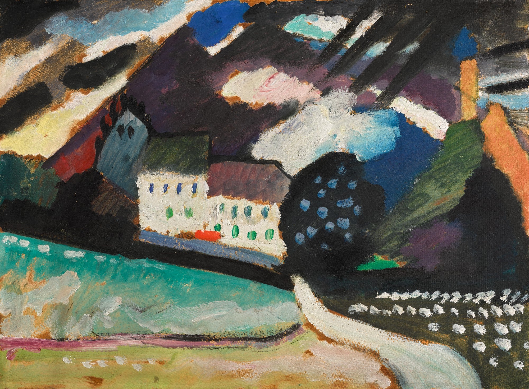 Murnau - Château et église II - Vassily Kandinsky