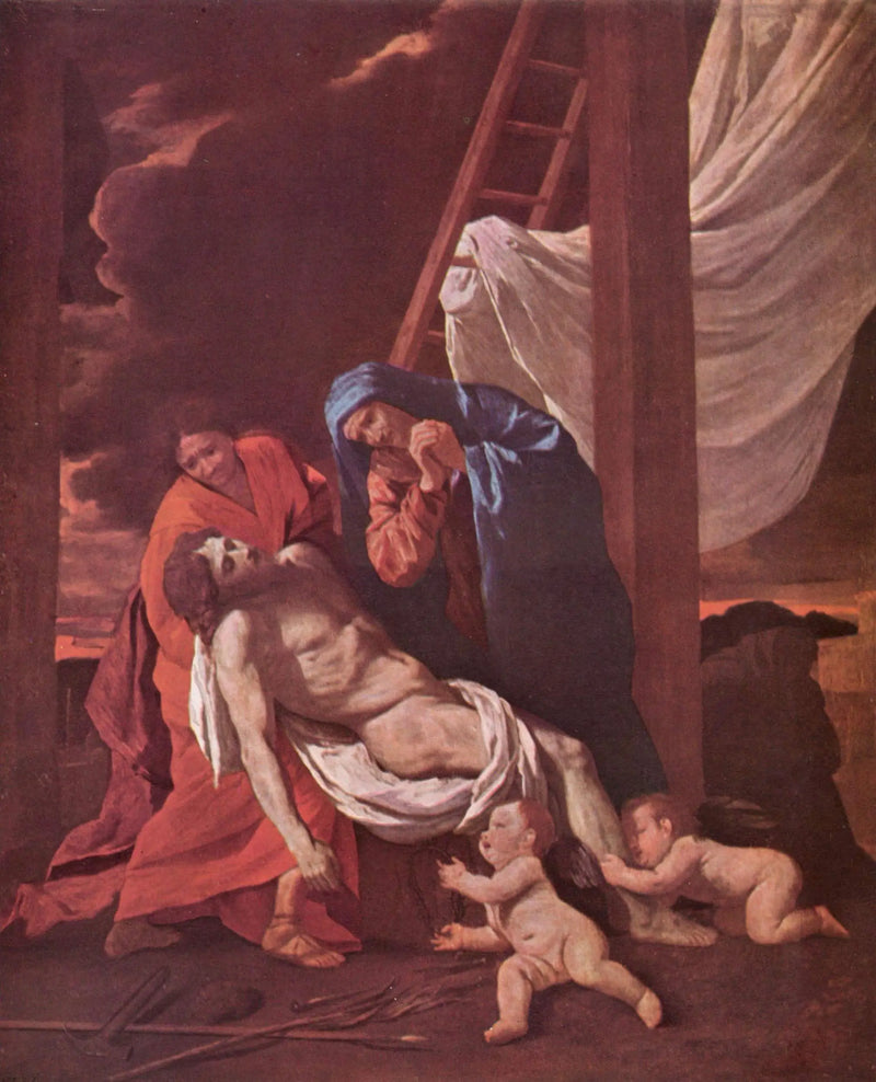 ภาพวาดการลงครอส - Nicolas Poussin
