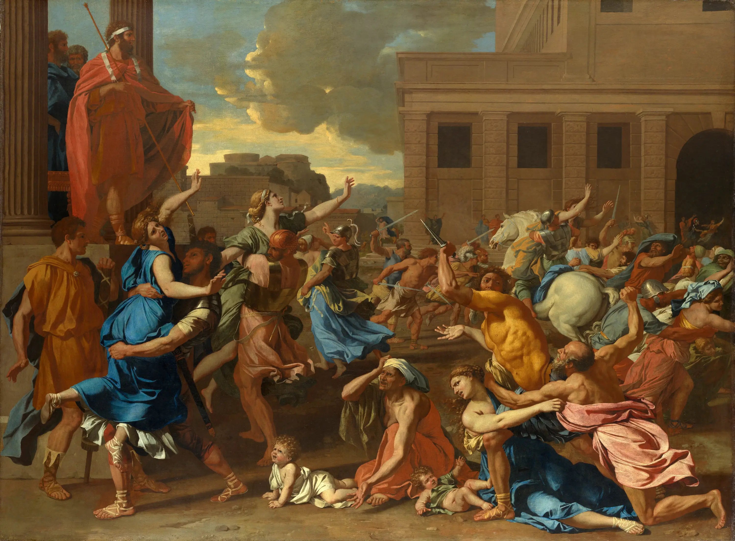 L’Enlèvement des Sabines - Nicolas Poussin - Alpha Reproduction