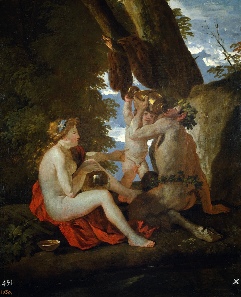 ฉากงานเลี้ยงเหล้า - Nicolas Poussin