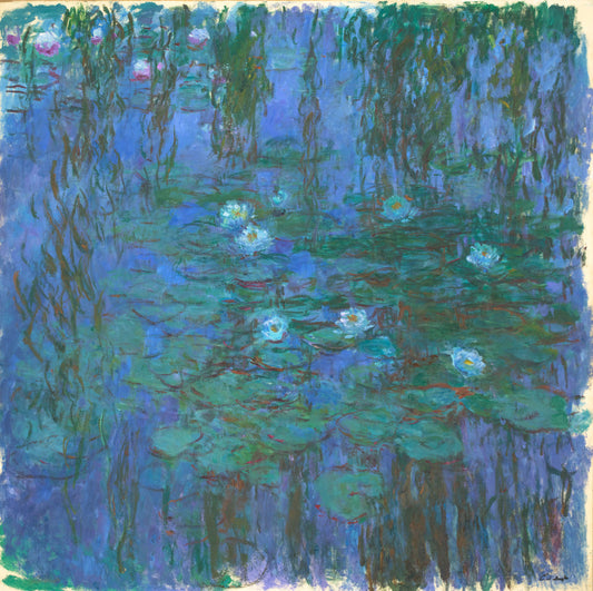 บัวสีน้ำเงิน - Claude Monet