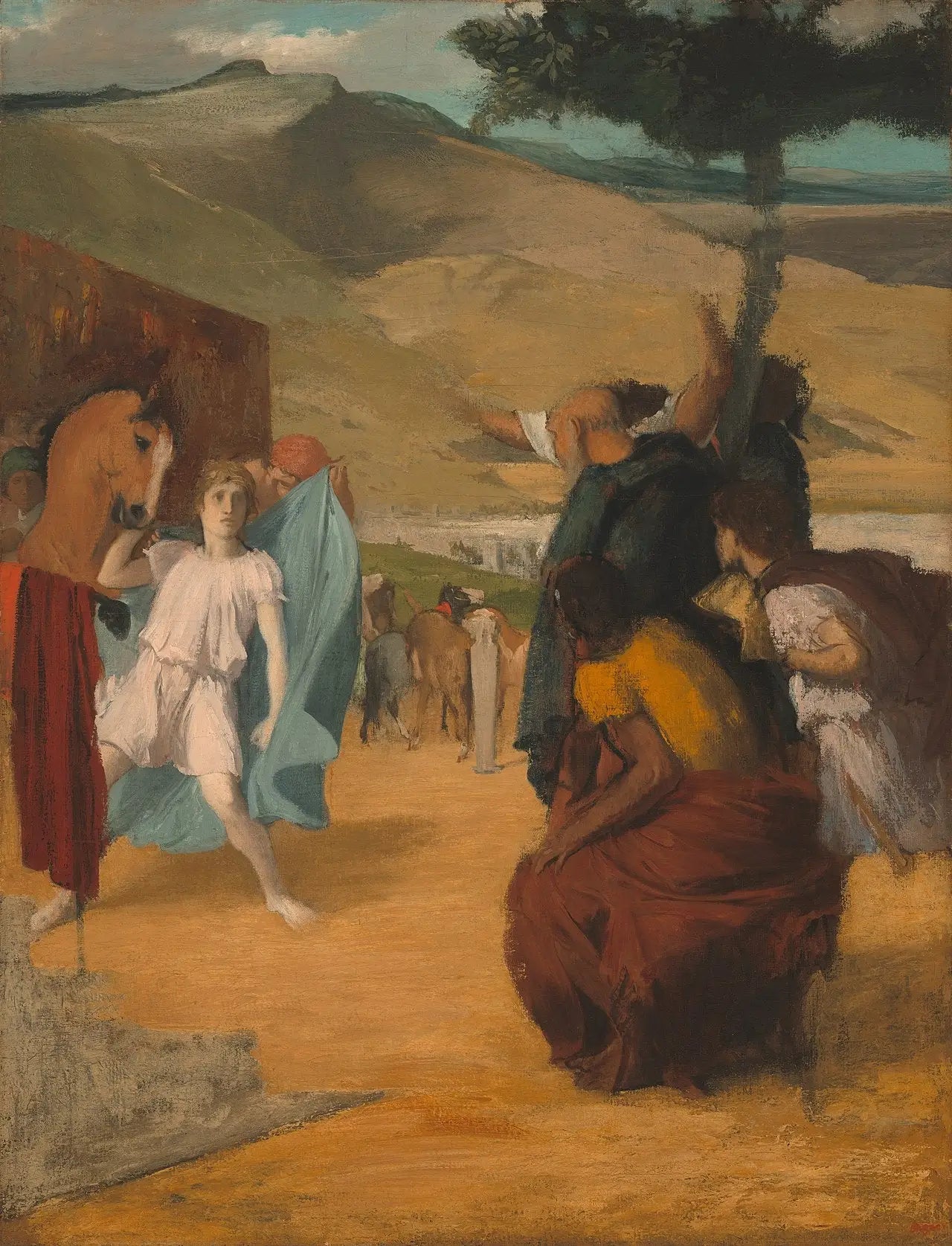 Reproduction du tableau « Alexandre et Bucéphale - Edgar Degas » par Alpha Reproduction en peinture à l’huile