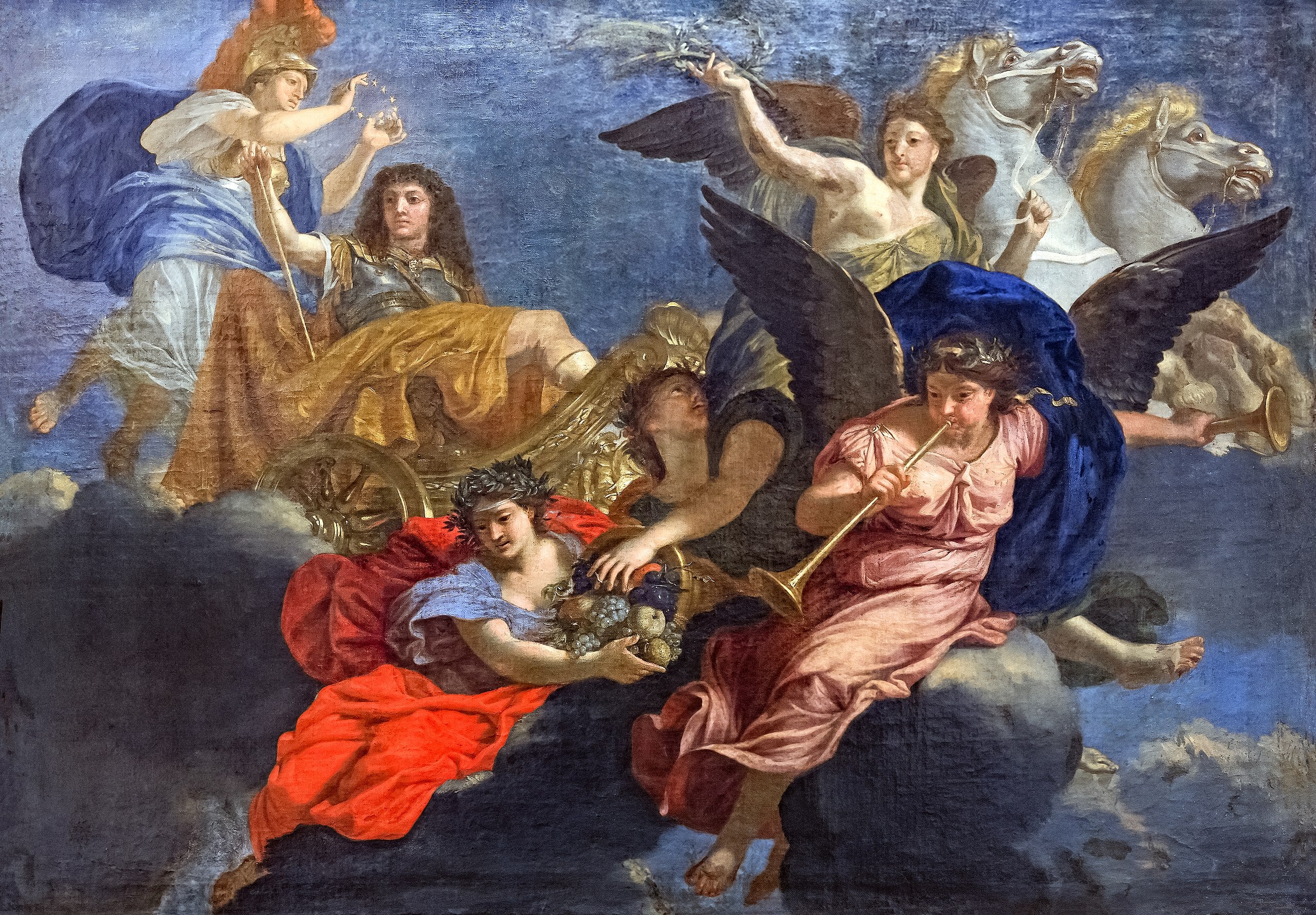 Allégorie à la gloire de Louis XIV - Charles Le Brun