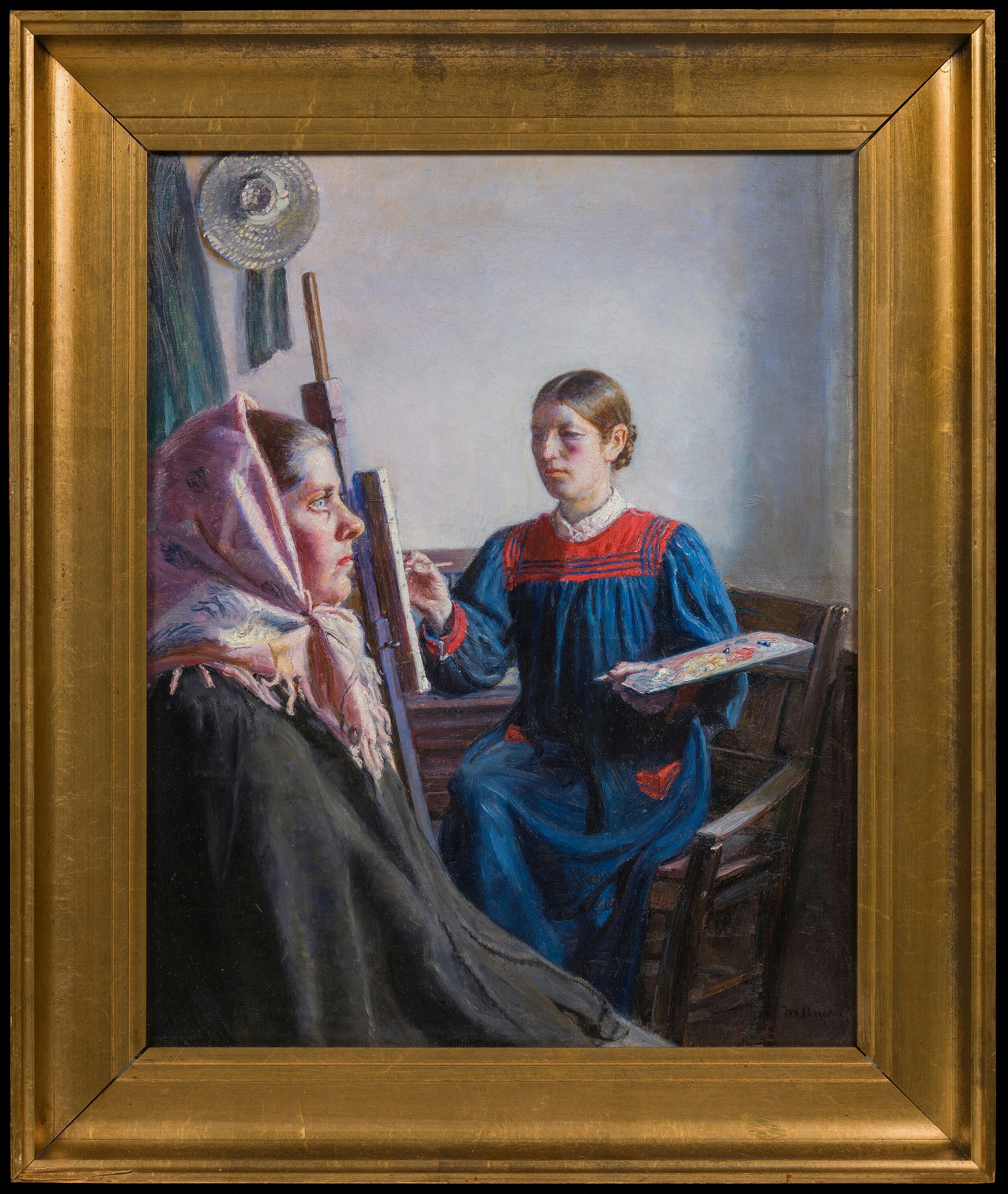 แอนนา แอนเชอร์ วาดภาพแบบจำลอง - ไมเคิล ปีเตอร์ แอนเชอร์