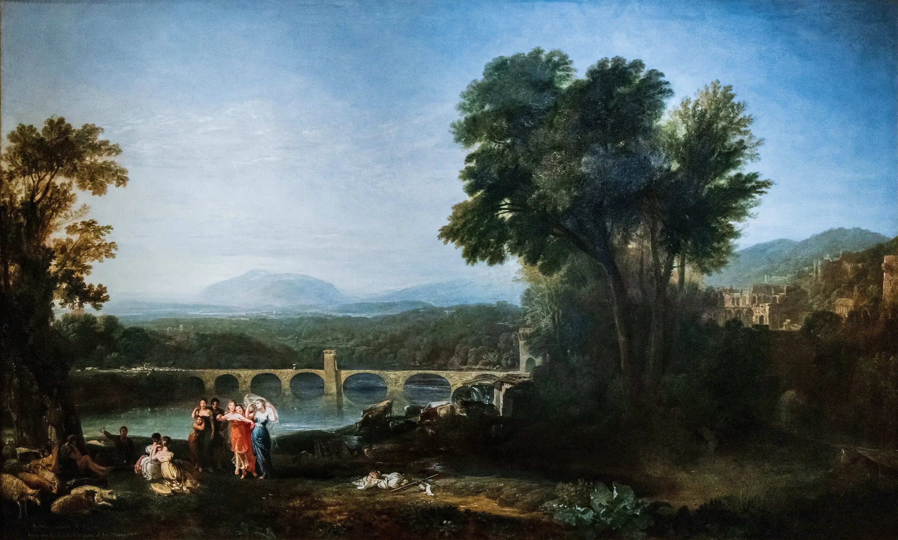 Reproduction du tableau « Apullia in Search of Appullus - J. M. W. Turner » par Alpha Reproduction en peinture à l’huile