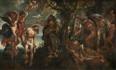 Baptême du Christ - Peter Paul Rubens - Alpha Reproduction