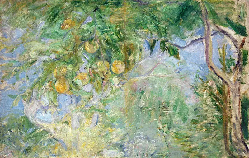 Reproduction du tableau « Branches d'oranger - Berthe Morisot » par Alpha Reproduction en peinture à l’huile