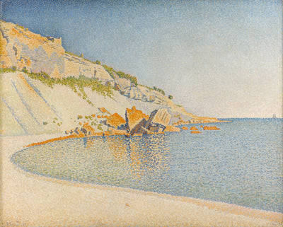 Reproduction du tableau « Cassis, Cap Lombard, Opus 196 - Paul Signac » par Alpha Reproduction en peinture à l’huile