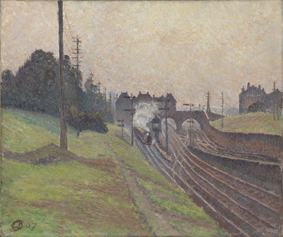 Chemin de fer Great Western, Acton - Lucien Pissarro