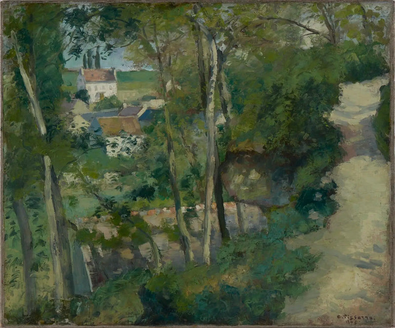 ถนนขึ้น, ถนน Côte-du-Jalet, Pontoise - Camille Pissarro