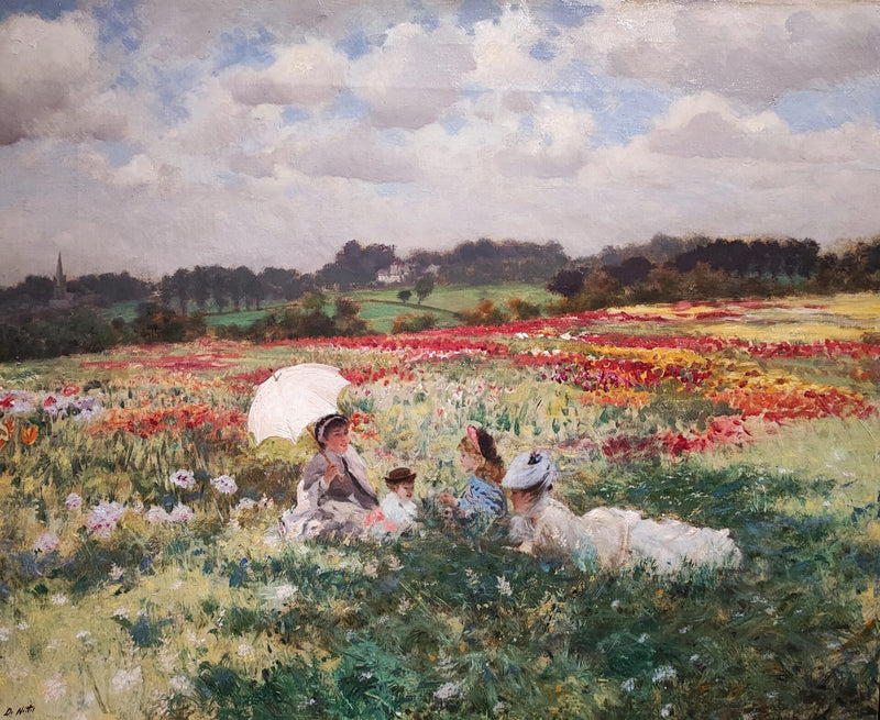 ในทุ่งนารอบลอนดอน - Giuseppe De Nittis
